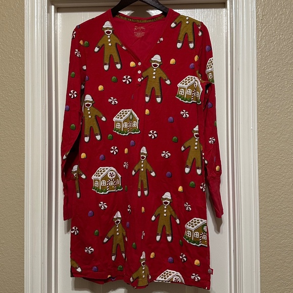 Nick & Nora Christmas Sleep Gown L - Picture 1 of 9
